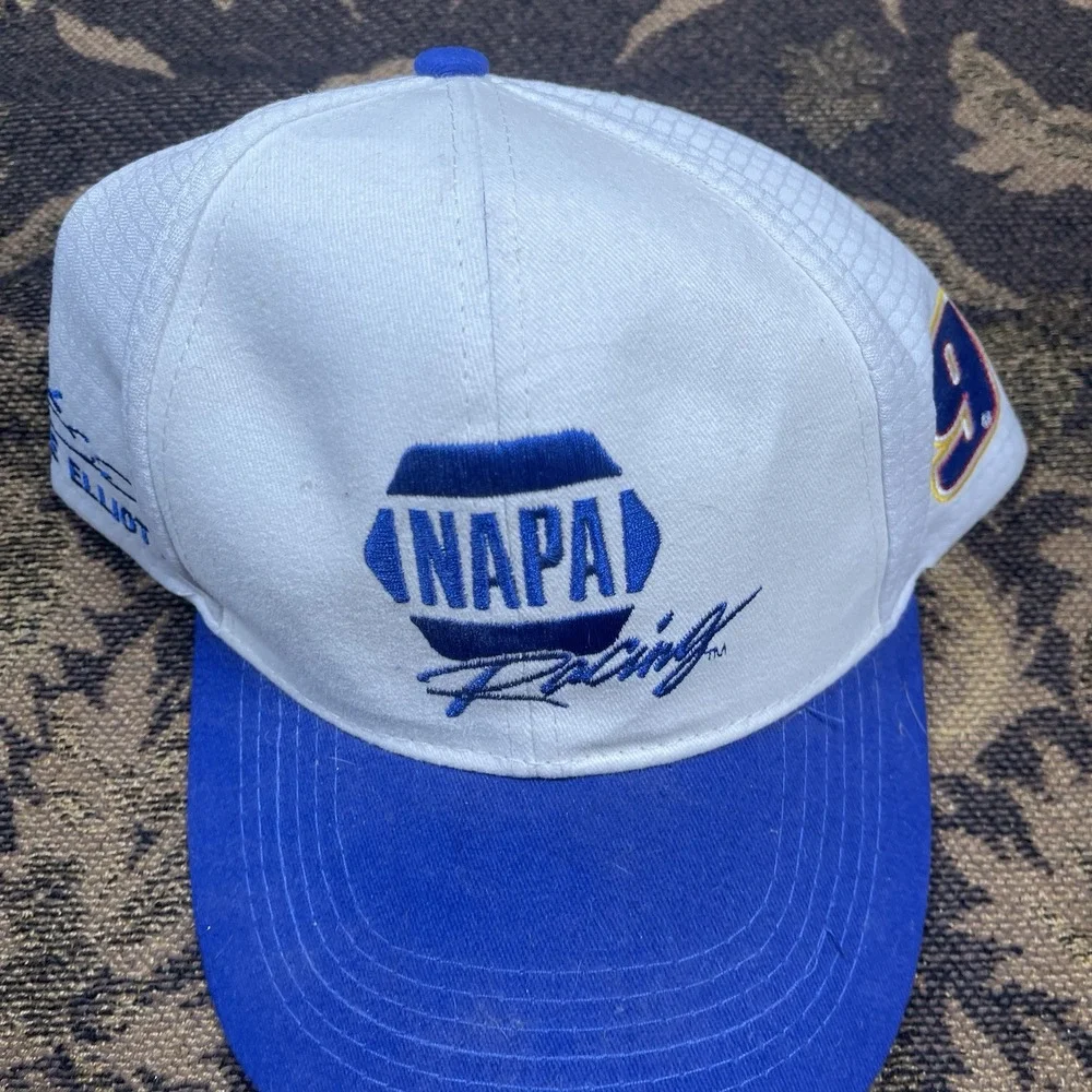 CHASE ELLIOTT NAPA RACING HENDRICK/White & Blue CAP HAT #9 Know How